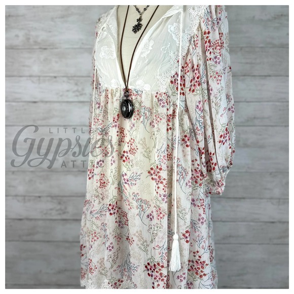 POL Dayna Floral Babydoll Layering Tunic - Picture 8 of 13